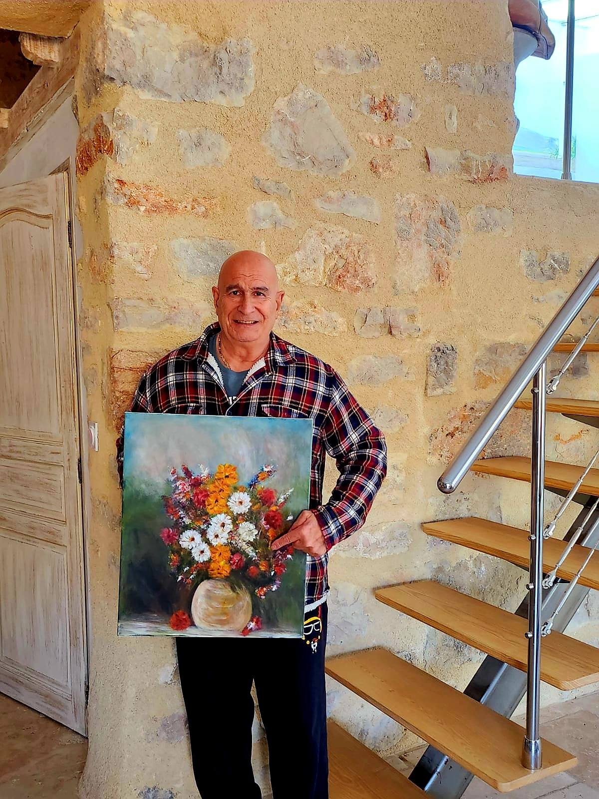 Jean-Pierre Condello, peintre à Vallauris