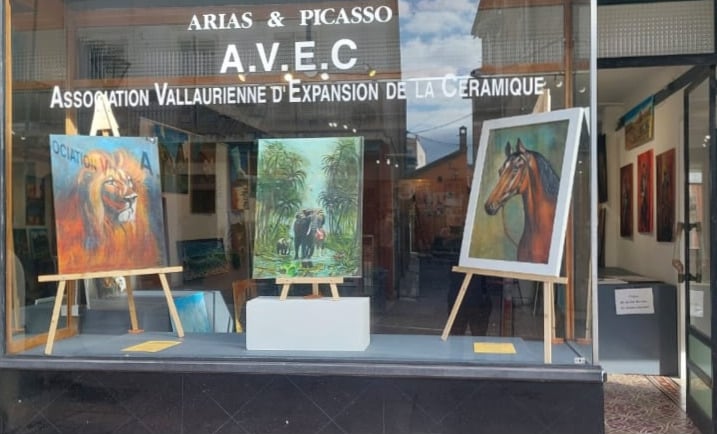 Exposition Jean-Pierre Condello – Salon du coiffeur de Picasso, Vallauris